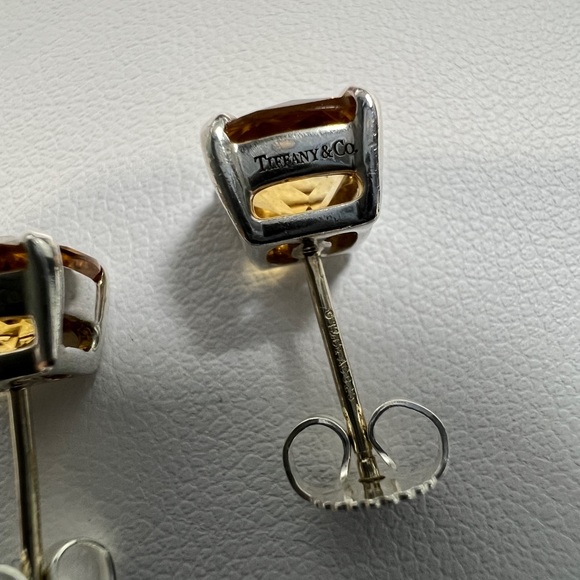 Tiffany & Co. citrine sparkle earrings - Picture 10 of 14